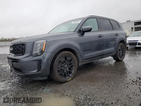 2022 Kia Telluride EX with VIN 5XYP3DHC2NG255732, listed as a Copart auction lot 52604795 with 32,117 mi miles and Salvage title. Bid and sale history available at DreamBid. Image 1.