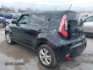 2016 Kia Soul + with VIN KNDJP3A58G7396949, listed as a IAAI auction lot 41813054 with 108,974 mi miles. Bid and sale history available at carsss.com. Image 3.