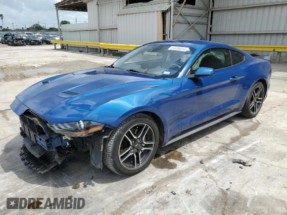 2022 Ford Mustang EcoBoost with VIN 1FA6P8TH7N5110260, listed as a Copart auction lot 54496815 with 69,210 mi miles and Salvage title. Bid and sale history available at DreamBid. Image 1.