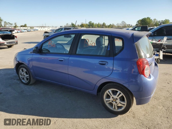 2009 Chevrolet Aveo 2LT with VIN KL1TG66E89B299356, listed as a Copart auction lot 48540435 with 88,947 mi miles and Salvage title. Bid and sale history available at DreamBid. Image 2.