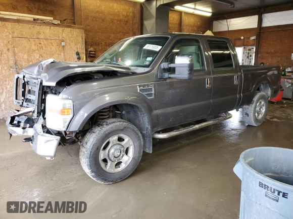 2008 Ford F-250 XL with VIN 1FTSW21548ED31563, listed as a Copart auction lot 56175005 with 173,259 mi miles and Salvage title. Bid and sale history available at DreamBid. Image 1.