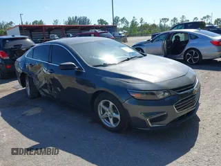 2017 Chevrolet Malibu LS with VIN 1G1ZB5ST0HF207706, listed as a IAAI auction lot 42070386 with 201,705 mi miles and . Bid and sale history available at carsss.com. Image 1.