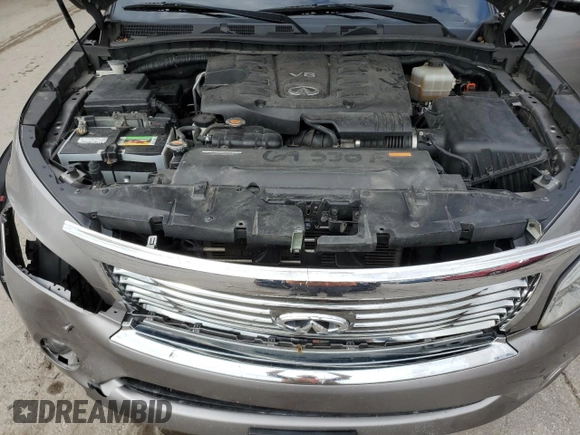 2013 Infiniti QX56 with VIN JN8AZ2NE4D9041702, listed as a Copart auction lot 73759374 with 127,514 mi miles and Salvage Title. Bid and sale history available at carsss.com. Image 12.