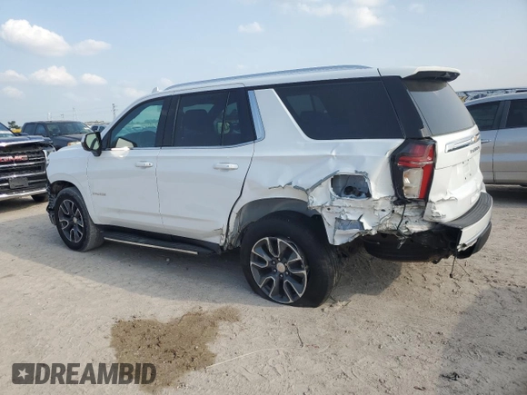 2021 Chevrolet Tahoe LT with VIN 1GNSCNKD5MR402845, listed as a Copart auction lot 51485385 with 68,369 mi miles and Salvage title. Bid and sale history available at DreamBid. Image 2.