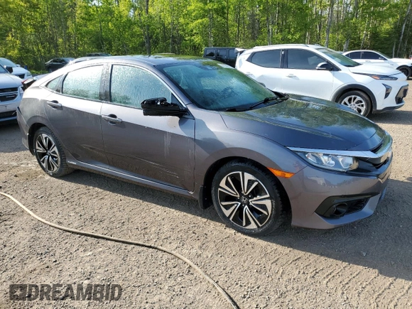 2016 Honda Civic EX-T with VIN 2HGFC1F44GH114785, listed as a Copart auction lot 57383755 with 168,529 mi miles and Salvage title. Bid and sale history available at DreamBid. Image 4.