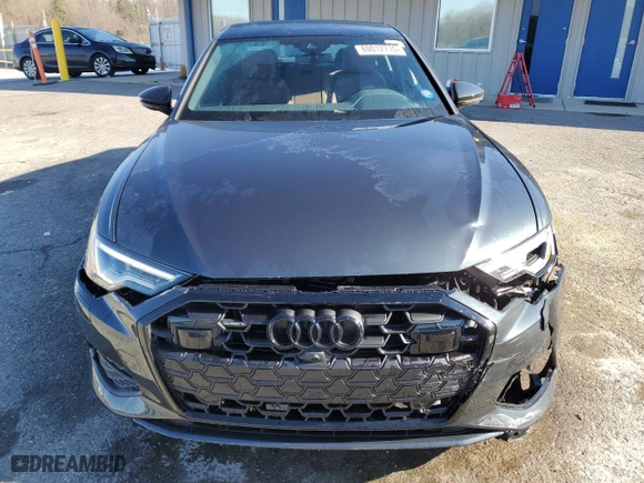 2024 Audi A6 Sedan Premium Plus with VIN WAUE3BF24RN011341, listed as a Copart auction lot 88012715 with 14,974 mi miles and Salvage Title. Bid and sale history available at carsss.com. Image 5.
