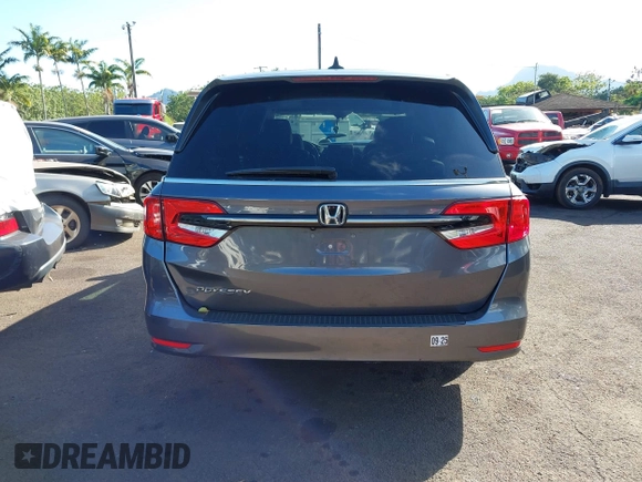 2023 Honda Odyssey EX-L with VIN 5FNRL6H65PB002896, listed as a IAAI auction lot 41559502 with 82,390 mi miles. Bid and sale history available at carsss.com. Image 16.