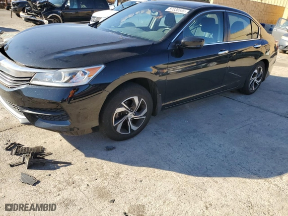 2017 Honda Accord Sedan LX with VIN 1HGCR2F34HA122612, listed as a Copart auction lot 87836545 with NaN miles and Salvage Title. Bid and sale history available at carsss.com. Image 1.