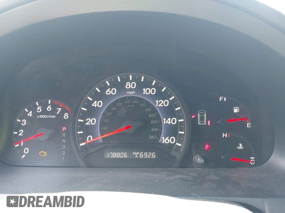 2006 Honda Odyssey EX-L with VIN 5FNRL387X6B429688, listed as a IAAI auction lot 42152841 with 178,806 mi miles and . Bid and sale history available at DreamBid. Image 7.