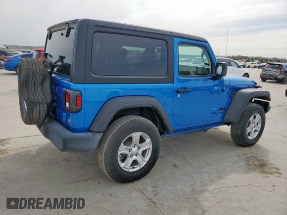 2021 Jeep Wrangler Sport S with VIN 1C4GJXAN0MW790739, listed as a Copart auction lot 47780115 with Not Provided miles and Salvage Title. Bid and sale history available at DreamBid. Image 3.