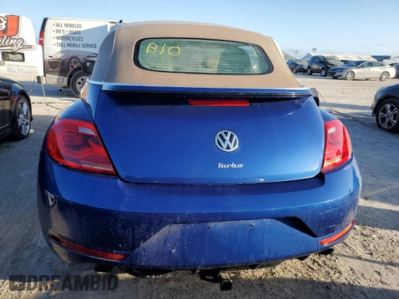 2013 Volkswagen Beetle with VIN 3VW7S7AT9DM828803, listed as a Copart auction lot 77168824 with Not Provided miles and Non Repairable. Bid and sale history available at DreamBid. Image 6.