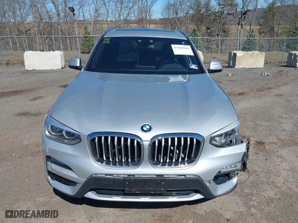 2018 BMW X3 xDrive30i with VIN 5UXTR9C59JLD68466, listed as a IAAI auction lot 41860546 with 49,192 mi miles. Bid and sale history available at carsss.com. Image 12.