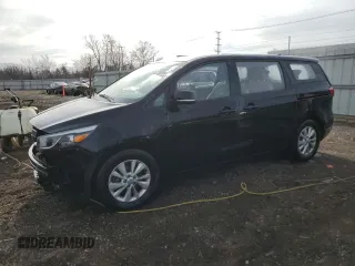 2016 Kia Sedona L with VIN KNDMA5C15G6138723, listed as a Copart auction lot 48953375 with 106,995 mi miles and Salvage Title. Bid and sale history available at carsss.com. Image 1.