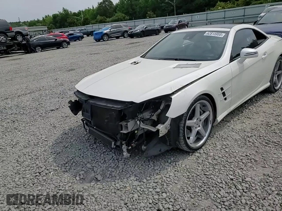 2013 Mercedes-Benz SL 550 with VIN WDDJK7DA6DF001818, listed as a Copart auction lot 62815955 with 106,488 mi miles and Salvage title. Bid and sale history available at DreamBid. Image 13.