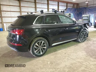 2021 Audi Q5 Premium Plus with VIN WA1BAAFY4M2116329, listed as a Copart auction lot 37738363 with 35,716 mi miles. Bid and sale history available at carsss.com. Image 3.