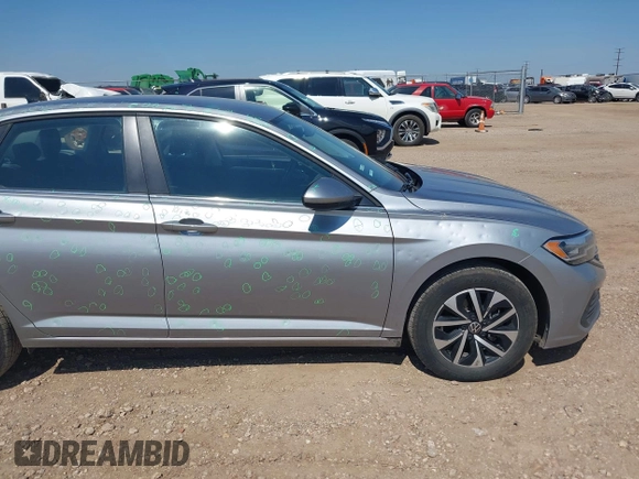2024 Volkswagen Jetta S with VIN 3VW5M7BU8RM081548, listed as a IAAI auction lot 42703138 with 31,686 mi miles and . Bid and sale history available at DreamBid. Image 13.