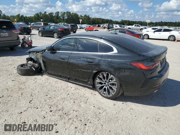 2024 BMW 4 Series 430i with VIN WBA63AV06RFR10405, listed as a Copart auction lot 74097404 with Not Provided miles and Salvage Title. Bid and sale history available at DreamBid. Image 2.