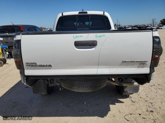 2012 Toyota Tacoma PreRunner with VIN 5TFKU4HN0CX001987, listed as a Copart auction lot 45900825 with 115,480 mi miles and Salvage Title. Bid and sale history available at carsss.com. Image 6.