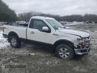 2018 Ford F-150 XL with VIN 1FTMF1EB9JFE54679, listed as a Copart auction lot 45195615 with 119,117 mi miles and Salvage title. Bid and sale history available at DreamBid. Image 4.
