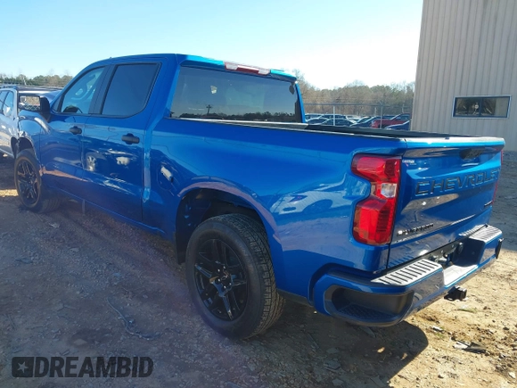 2022 Chevrolet Silverado 1500 Custom with VIN 1GCPABEK5NZ525141, listed as a IAAI auction lot 41239117 with 56,843 mi miles and . Bid and sale history available at DreamBid. Image 3.