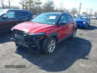 2023 Hyundai Kona SEL with VIN KM8K6CAB2PU936256, listed as a IAAI auction lot 41869839 with 37,170 mi miles. Bid and sale history available at carsss.com. Image 17.