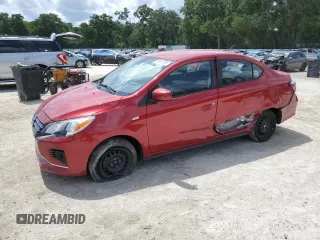 2021 Mitsubishi Mirage ES with VIN ML32FUFJ3MHF07244, listed as a Copart auction lot 59091725 with 44,793 mi miles and Salvage title. Bid and sale history available at DreamBid. Image 1.