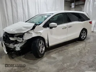 2019 Honda Odyssey EX with VIN 5FNRL6H53KB010902, listed as a Copart auction lot 53254595 with 86,940 mi miles and Salvage Title. Bid and sale history available at carsss.com. Image 1.