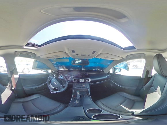 2016 Lexus IS 200t with VIN JTHBA1D22G5017417, listed as a Copart auction lot 46796445 with 97,721 mi miles and Salvage Title. Bid and sale history available at DreamBid. Image 14.