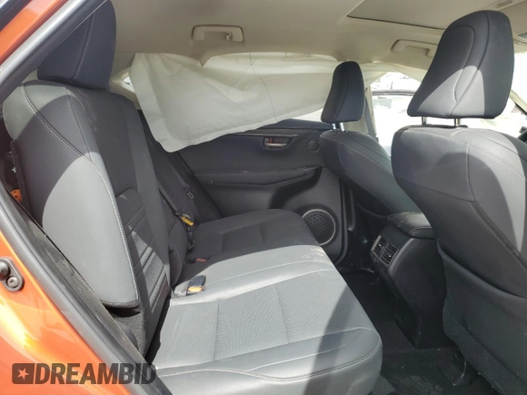 2021 Lexus NX 300h with VIN JTJGJRDZ9M2157039, listed as a Copart auction lot 49714395 with 63,847 mi miles and Salvage Title. Bid and sale history available at DreamBid. Image 12.