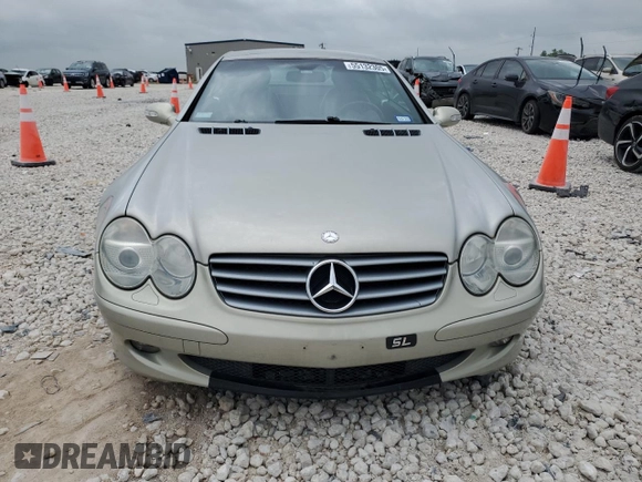 2003 Mercedes-Benz SL 500 with VIN WDBSK75F03F013873, listed as a Copart auction lot 55132305 with 91,417 mi miles and Clean title. Bid and sale history available at DreamBid. Image 5.