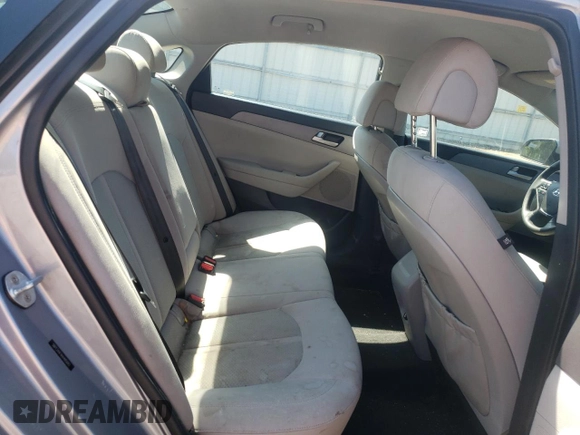 2017 Hyundai Sonata 2.4L with VIN 5NPE24AFXHH485093, listed as a Copart auction lot 50916775 with 182,458 mi miles and Salvage Title. Bid and sale history available at carsss.com. Image 10.