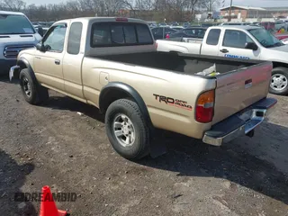 1999 Toyota Tacoma PreRunner with VIN 4TASN92NXXZ563923, listed as a IAAI auction lot 41588706 with 348,134 mi miles and . Bid and sale history available at DreamBid. Image 3.