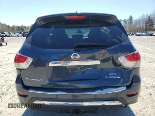 2016 Nissan Pathfinder Platinum with VIN 5N1AR2MM8GC632977, listed as a Copart auction lot 52808275 with 111,490 mi miles and Salvage Title. Bid and sale history available at carsss.com. Image 6.