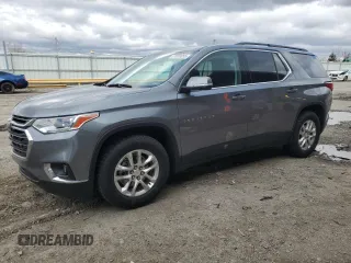 2021 Chevrolet Traverse LT Cloth with VIN 1GNEVGKWXMJ109154, listed as a Copart auction lot 51820055 with 47,808 mi miles and Salvage title. Bid and sale history available at DreamBid. Image 1.