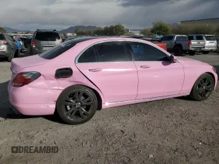 2018 Mercedes-Benz C with VIN 55SWF4JB4JU278062, listed as a Copart auction lot 47644345 with 12,968 mi miles and Salvage Title. Bid and sale history available at carsss.com. Image 3.