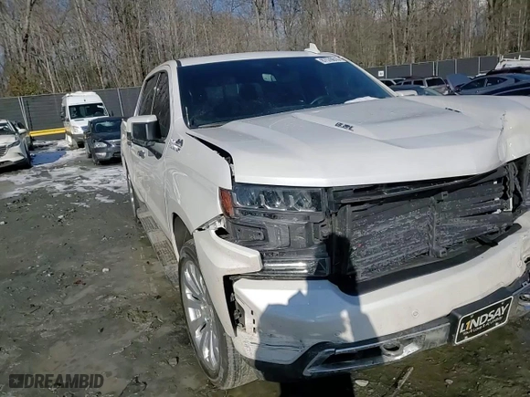 2022 Chevrolet Silverado 1500 LTD High Country with VIN 3GCUYHEL8NG160058, listed as a Copart auction lot 87576615 with 90,790 mi miles and Salvage Title. Bid and sale history available at carsss.com. Image 11.