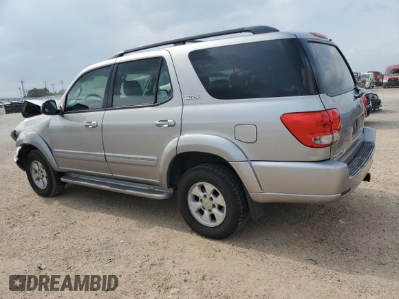 2007 Toyota Sequoia SR5 with VIN 5TDZT34A27S292597, listed as a Copart auction lot 54912925 with 212,463 mi miles and Salvage Title. Bid and sale history available at carsss.com. Image 2.