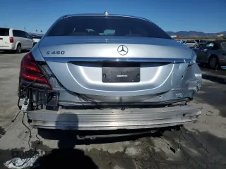 2018 Mercedes-Benz S 450 with VIN WDDUG6GB4JA407506, listed as a Copart auction lot 48018575 with 76,049 mi miles and Salvage Title. Bid and sale history available at carsss.com. Image 6.