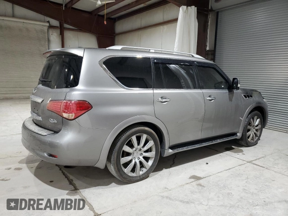 2013 Infiniti QX56 z VIN JN8AZ2NF2D9550941, wystawiony jako Copart lot #70451624 z przebiegiem Nie podano mil oraz Szkoda całkowita • Salvage title. Historia ofert i sprzedaży dostępna na DreamBid. Obrazek 3.