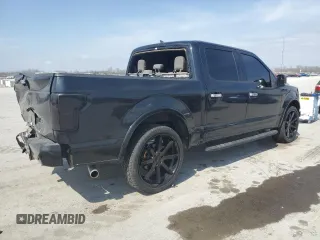 2015 Ford F-150 XLT with VIN 1FTEW1C81FKD32005, listed as a Copart auction lot 48294905 with 142,281 mi miles and Salvage Title. Bid and sale history available at carsss.com. Image 3.