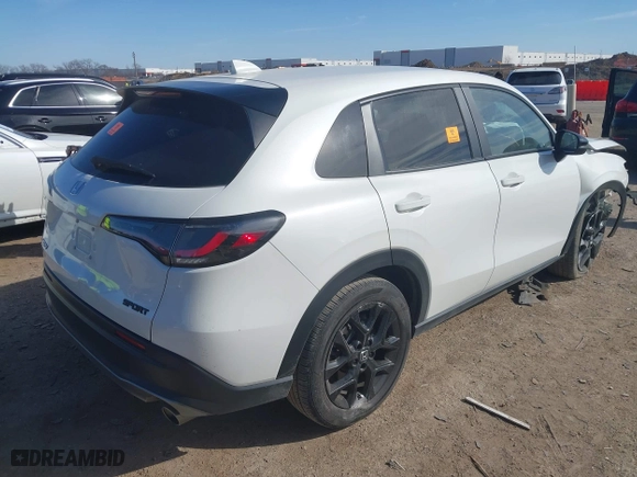 2023 Honda HR-V Sport with VIN 3CZRZ1H57PM721193, listed as a IAAI auction lot 41697447 with 1 mi miles. Bid and sale history available at carsss.com. Image 4.