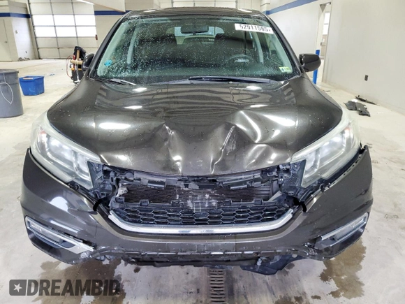 2015 Honda CR-V EX with VIN 5J6RM3H58FL008037, listed as a Copart auction lot 52911585 with Not Provided miles and Salvage Title. Bid and sale history available at carsss.com. Image 5.
