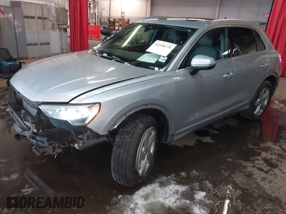 2019 Audi Q3 Premium with VIN WA1AECF33K1077204, listed as a IAAI auction lot 41538374 with 101,264 mi miles and . Bid and sale history available at DreamBid. Image 17.