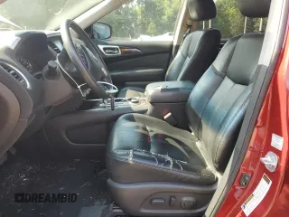 2016 Nissan Pathfinder Platinum with VIN 5N1AR2MM6GC618334, listed as a Copart auction lot 65502695 with 121,560 mi miles and Salvage title. Bid and sale history available at DreamBid. Image 7.