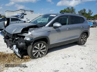 2023 Volkswagen Taos SE z VIN 3VVNX7B2XPM341195, wystawiony jako Copart lot #49277565 z przebiegiem 19 004 mil mil oraz Szkoda całkowita • Salvage title. Historia ofert i sprzedaży dostępna na DreamBid. Obrazek 1.