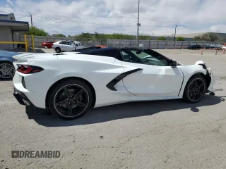 2025 Chevrolet Corvette 1LT with VIN 1G1YA3D41S5109063, listed as a Copart auction lot 53582085 with 686 mi miles and Salvage title. Bid and sale history available at DreamBid. Image 3.