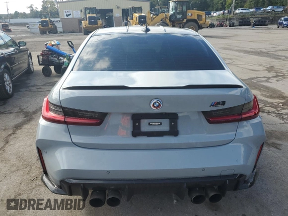 2022 BMW M3 Competition xDrive with VIN WBS43AY09NFM97744, listed as a Copart auction lot 72728864 with 7,724 mi miles and Salvage title. Bid and sale history available at DreamBid. Image 6.