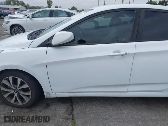 2017 Hyundai Accent SE with VIN KMHCT4AE8HU348344, listed as a IAAI auction lot 42202819 with 222,901 mi miles and . Bid and sale history available at carsss.com. Image 12.