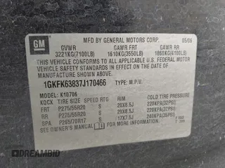 2007 GMC Yukon Denali z VIN 1GKFK63837J170466, wystawiony jako IAAI lot #42227987 z przebiegiem 173 364 mil mil oraz . Historia ofert i sprzedaży dostępna na DreamBid. Obrazek 9.