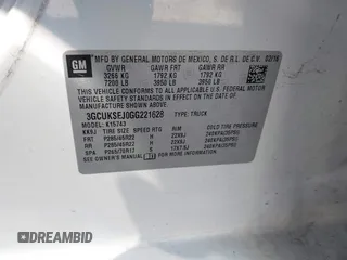 2016 Chevrolet Silverado 1500 LTZ with VIN 3GCUKSEJ0GG221628, listed as a IAAI auction lot 41276045 with 153,476 mi miles. Bid and sale history available at carsss.com. Image 9.